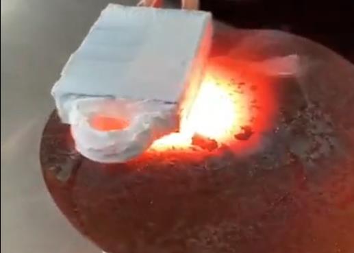手持式高頻香蕉视频污版加熱機 工件表麵淬火退火測試