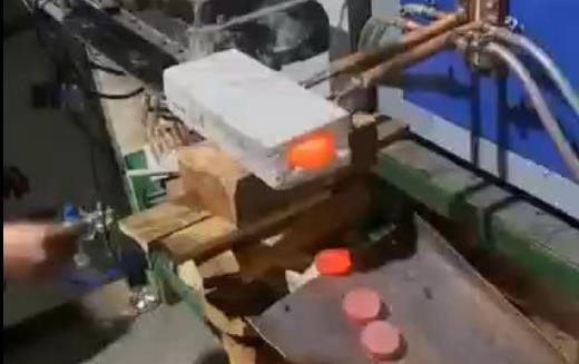 超音頻香蕉视频污版加熱爐 鐵餅自動送料上料加熱處理