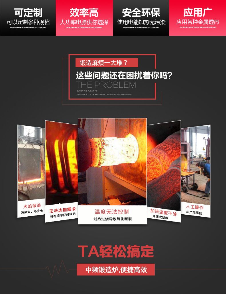 110KW中頻爐鍛造環保爐 鍛造加熱爐 透熱爐 (圖4) 110KW中頻爐鍛造環保爐 鍛造加熱爐 透熱爐 (圖4)