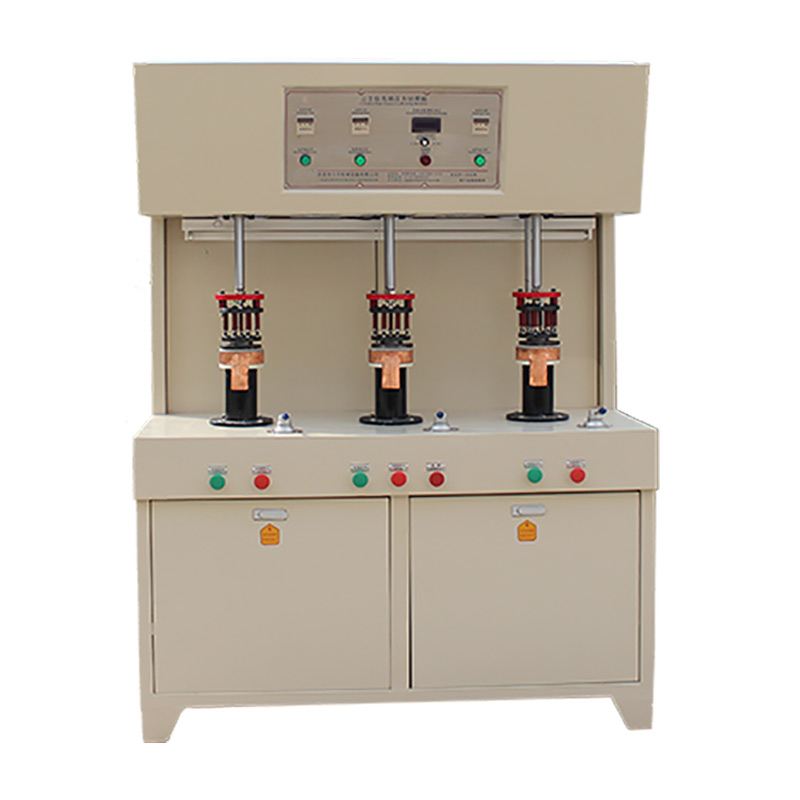 銅鍋高頻釺焊機 三工位高頻焊機(圖1) 銅鍋高頻釺焊機 三工位高頻焊機(圖1)